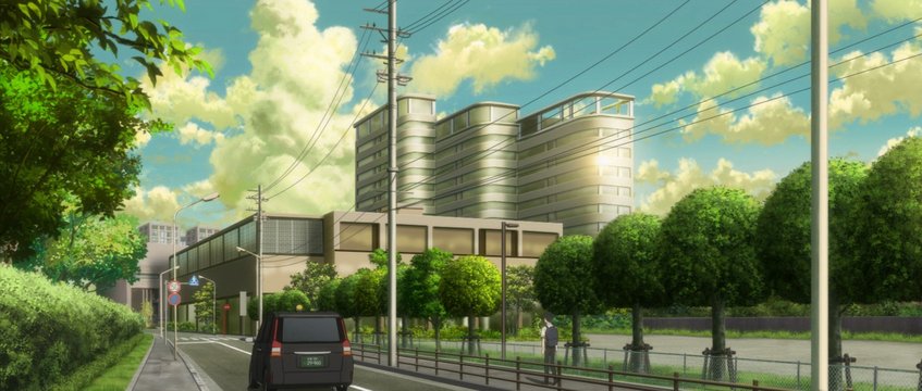 長良川沿いホテル正面